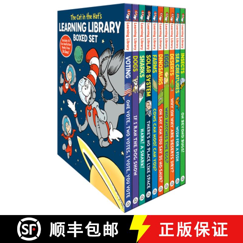 【3-4周达】The Cat in the Hat's Learning Library Boxed Set [9780593815175]