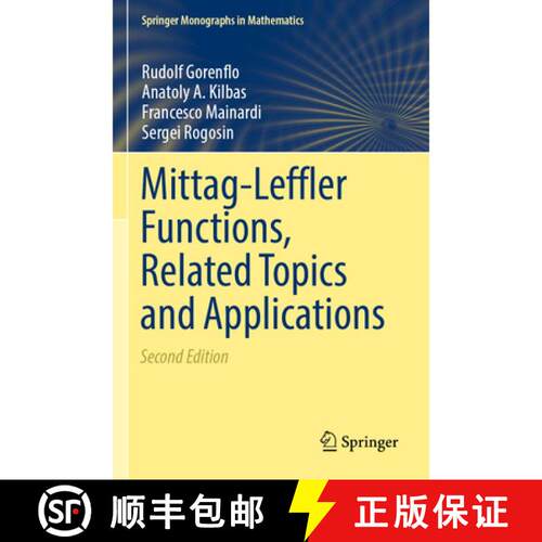 【3-4周达】Mittag-Leffler Functions, Related Topics and Applications (Second Edition 2020) [9783662615522]
