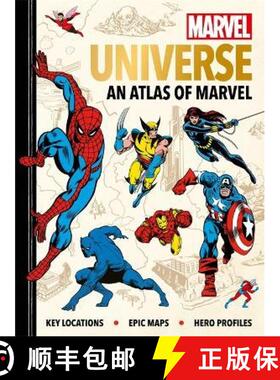 【2-3周达】Marvel Universe: An Atlas of Marvel: Key locations, epic maps and hero profiles [9781787416383]