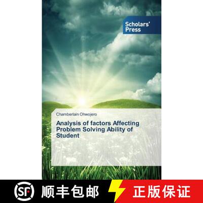 预订 Analysis of factors Affecting Problem Solving Ability of Student [9783639766769]
