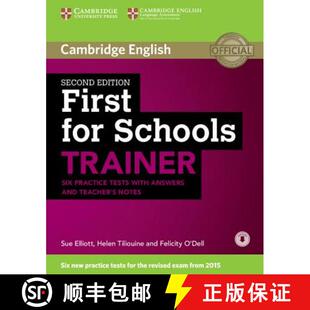 【3-4周达】剑桥FCE考试 带答案和教师笔记带下载版的音频 First for Schools Trainer Six Practice Tests wi... [9781107446052]