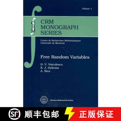 【3-4周达】Free Random Variables [9780821811405]