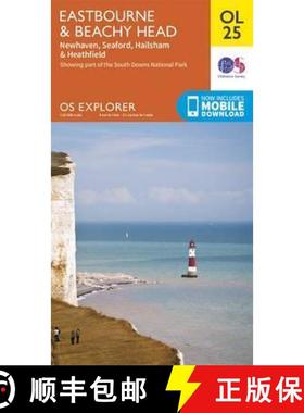 【3-4周达】Eastbourne & Beachy Head, Newhaven, Seaford, Hailsham & Heathfield [9780319242643]