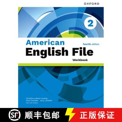 【3-4周达】American English File fourth edition Level 2 Workbook: Print Student Workbook [9780194176552]