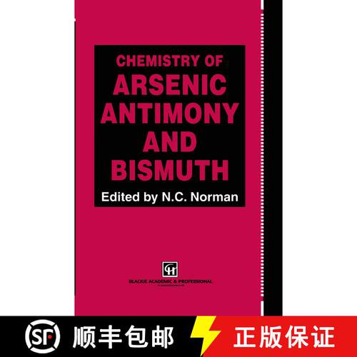 【3-4周达】精装 Chemistry of Arsenic, Antimony and Bismuth [9780751403893]