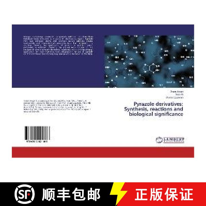 预订 Pyrazole derivatives: Synthesis, reactions and biological significance [9786202021166]