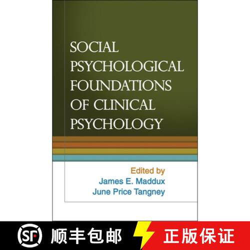 【3-4周达】精装 Social Psychological Foundations of Clinical Psychology [9781606236796]