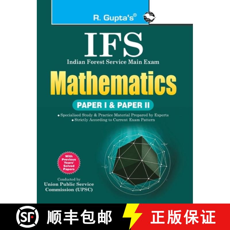 【3-4周达】Upsc: IFS Mathematics (Paper I & II) Main Exam Guide [9788178129389]
