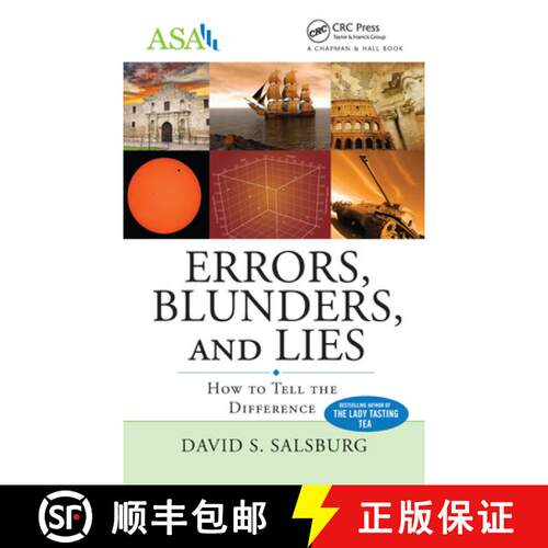 【3-4周达】精装 Errors, Blunders, and Lies: How to Tell the Difference [9781138726987]