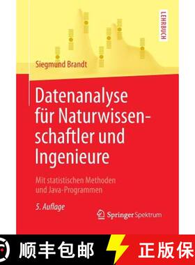 【3-4周达】Datenanalyse für Naturwissenschaftler und Ingenieure : Mit statistischen Methoden und Jav... [9783642376634]