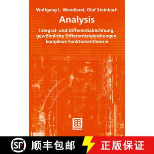 【3-4周达】Analysis: Integral- und Differentialrechnung, gewöhnliche Differentialgleichungen, komple... [9783519005179]