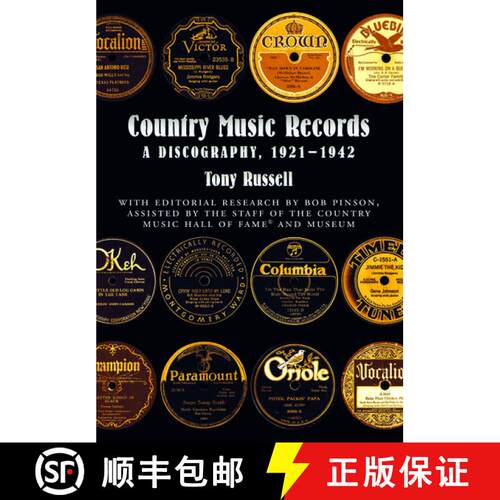 【3-4周达】精装 Country Music Records: A Discography, 1921-1942 [9780195139891]