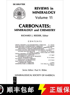 【3-4周达】Carbonates : Mineralogy and Chemistry [9780939950157]