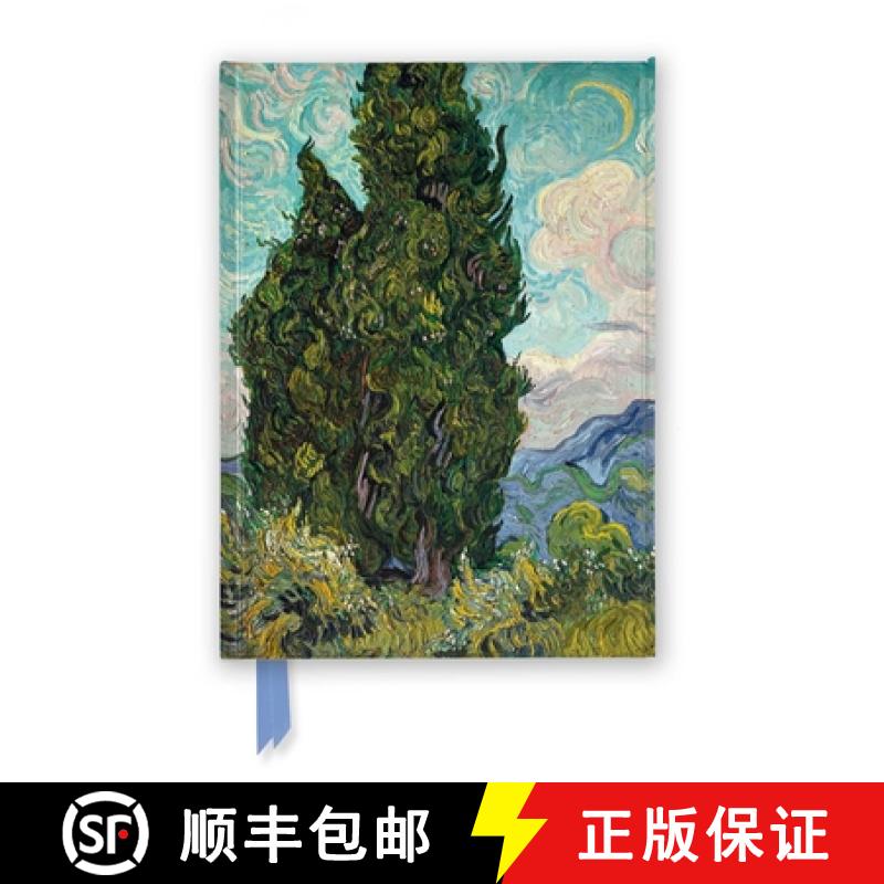 【3-4周达】Vincent Van Gogh: Wheat Field with Cypresses (Foiled Journal) [9781804176498]