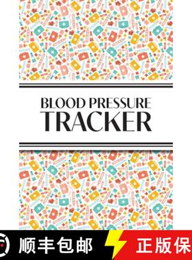 【3-4周达】1-Year Blood Pressure Tracker (Multi-Color First Aid): 6x9 52+ Extra Weeks Daily Blood Pre... [9781834120539]