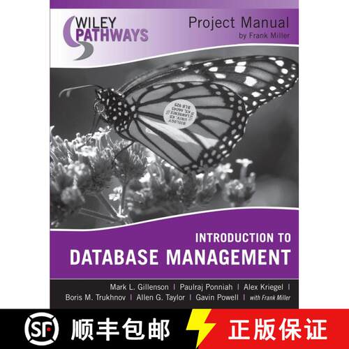 【3-4周达】Wiley Pathways Introduction To Database Managementproject Manual [Wiley计算机] [9780470114100]