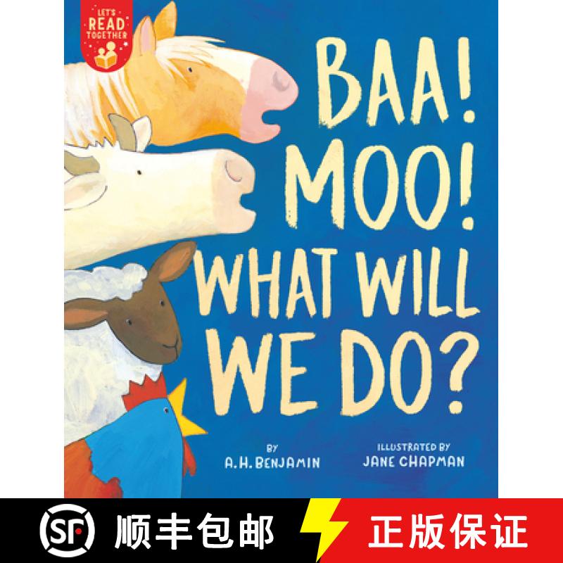 【3-4周达】Baa! Moo! What Will We Do? [9781680103496]