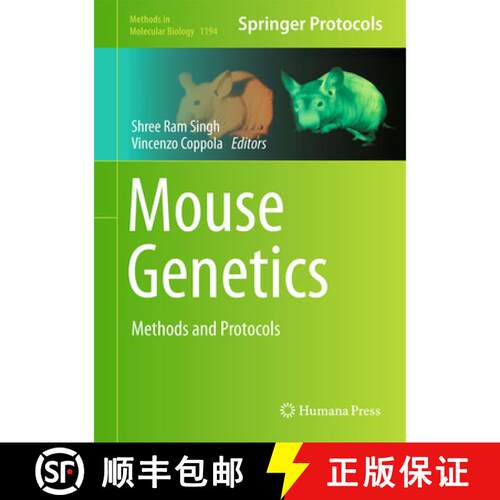 【3-4周达】精装 Mouse Genetics: Methods and Protocols [9781493912148]