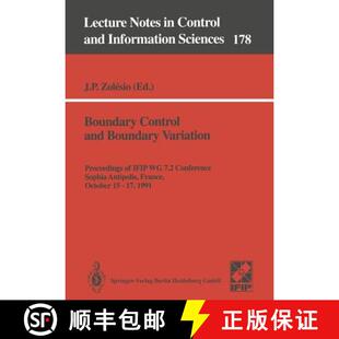 Conference 4周达 and Control Proceedings 7.2 Sophia Boundary IFIP 9783540553519 An... Variation