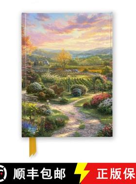 【3-4周达】Thomas Kinkade Studios: Wine Country Living (Foiled Journal) [9781804176511]