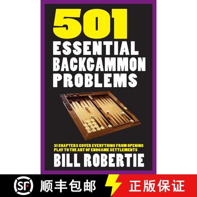 【3-4周达】501 Essential Backgammon Problems (Revised) (Revised) [9781580423908]