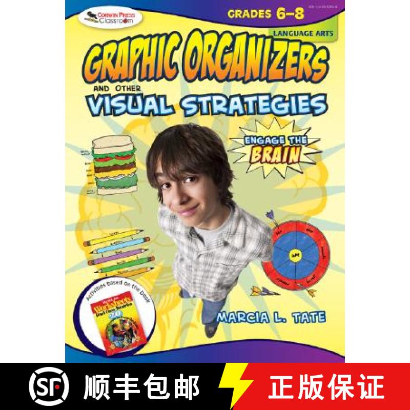 【3-4周达】Engage the Brain: Graphic Organizers and Other Visual Strategies, Language Arts, Grades 6-8 [9781412952309]