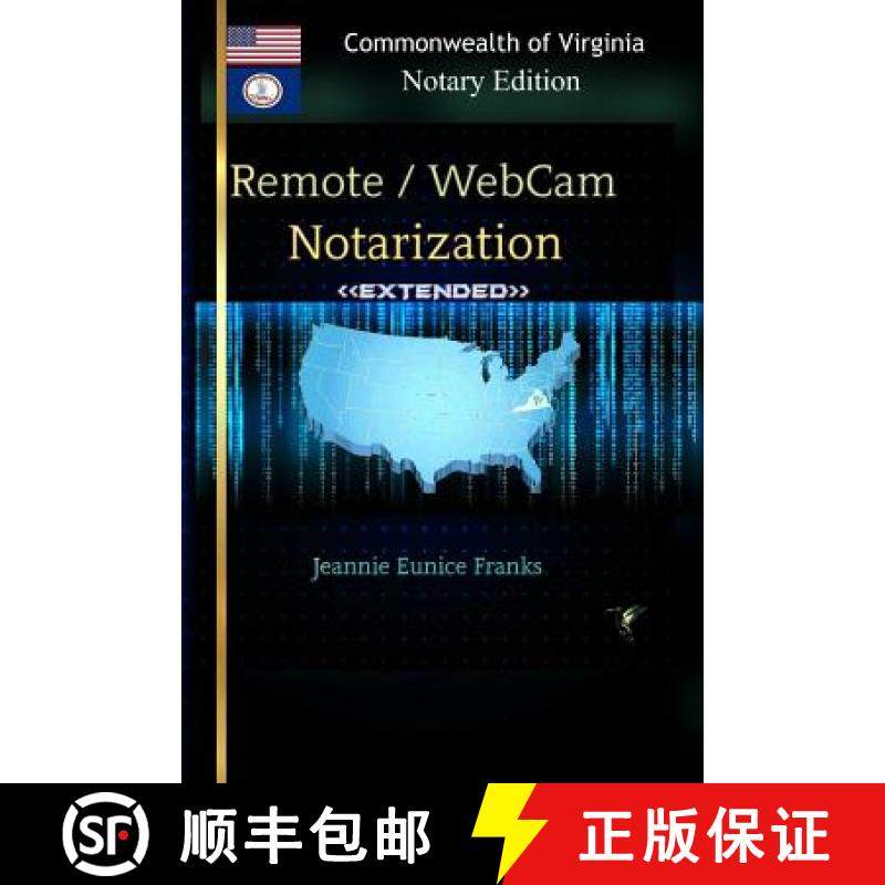 【3-4周达】REMOTE / WEBCAM NOTARIZATION   Commonwealth of Virginia Notaries [9780359473755]