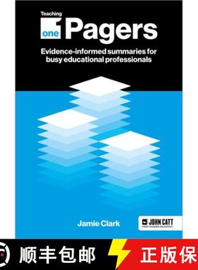 【3-4周达】Teaching One-Pagers: Evidence-Informed Summaries for Busy Educational Professionals [9781398388659]