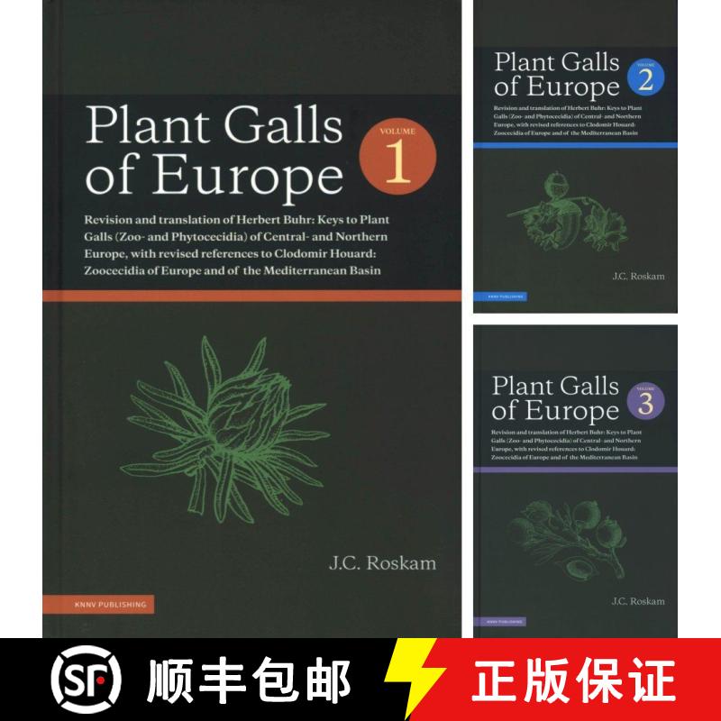 预订 Plant Galls of Europe (3-Volume Set) [9789050117036]