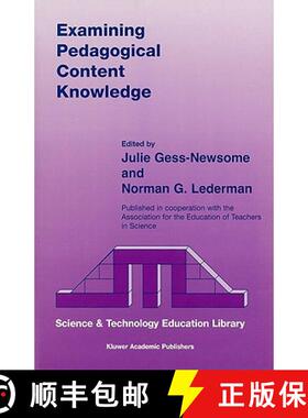 【3-4周达】Examining Pedagogical Content Knowledge : The Construct and its Implications for Science E... [9781402002755]