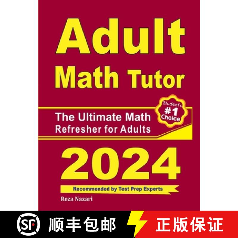 【2-3周达】Adult Math Tutor: The Ultimate Math Refresher for Adults [9781637195512]