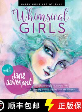 【3-4周达】Whimsical Girls: Fun Inspiration and Instant Creative Gratification [9781640210141]