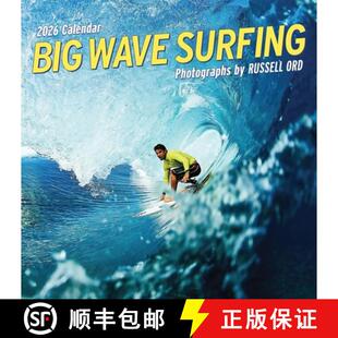 【3-4周达】Big Wave Surfing Wall Calendar 2026 [9781523530809]