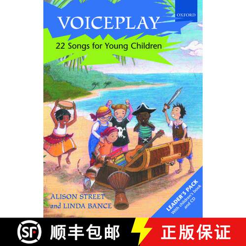 【3-4周达】Voiceplay: 22 Songs for Young Children (Pack (leader's book, CD, children's book)) [9780193210608]