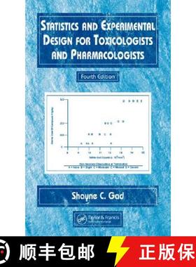 【3-4周达】Statistics and Experimental Design for Toxicologists and Pharmacologists, Fourth Edition [9780849322143]