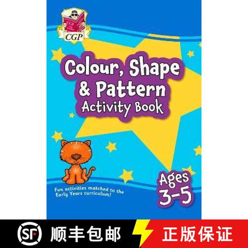 【3-4周达】New Colour, Shape & Pattern Maths Activity Book Ages 3-5: perfect for learning at home [9781789086201]