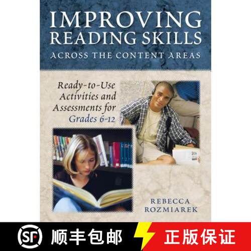 【3-4周达】精装 Improving Reading Skills Across the Content Areas: Ready-To-Use Activities and Assess... [9781412904599]