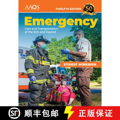 【3-4周达】Emergency Care and Transportation of the Sick and Injured Student Workbook [9781284292428]