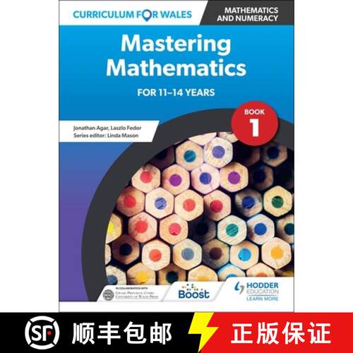 【3-4周达】Curriculum for Wales: Mastering Mathematics for 11-14 years: Book 1 [9781398344457]