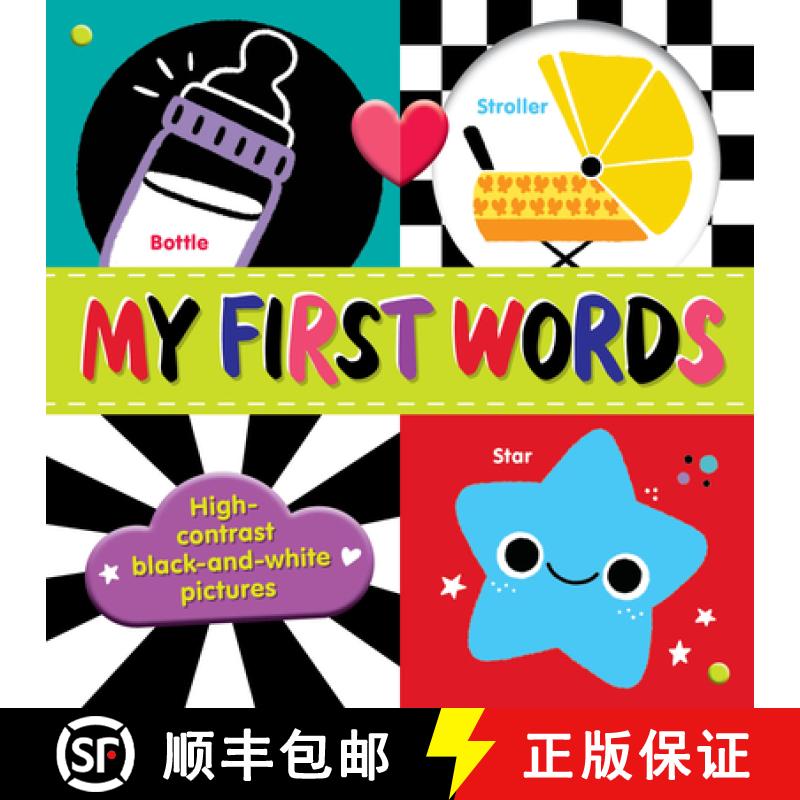 【3-4周达】My First Words: High-Contrast Black-And-White Pictures [9781956560947]
