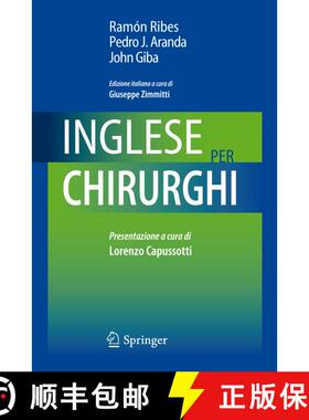 【3-4周达】Inglese per chirurghi [9788847024144]