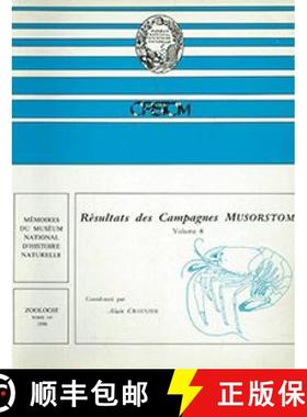 预订 Resultats DES Campagnes Musorstom: Vol 6 [9782856531716]