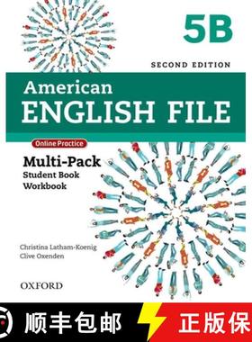 预订 American English File 2e 5b Multipack 2019 [9780194796385]