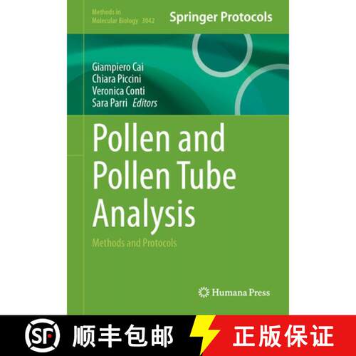 【3-4周达】精装 Pollen and Pollen Tube Analysis: Methods and Protocols [9781071653074]