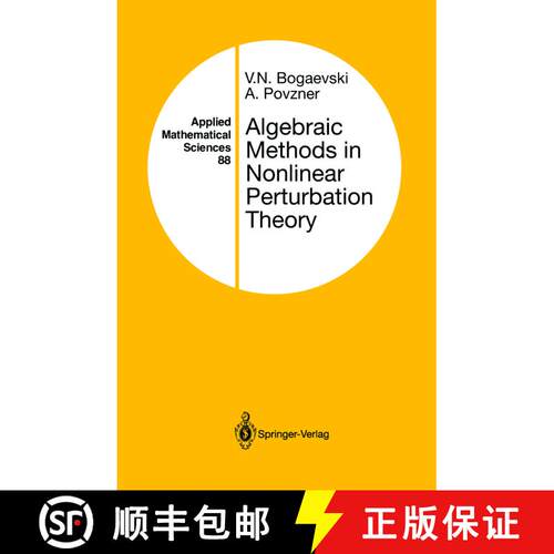【3-4周达】精装 Algebraic Methods in Nonlinear Perturbation Theory [9780387974910]