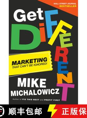 【3-4周达】Get Different: Marketing That Gets Noticed and Gets Results [9780593330630]