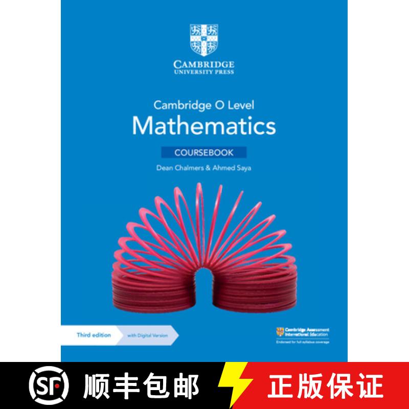 【3-4周达】Cambridge O Level Mathematics Coursebook with Digital Version (3 Years' Access) [With Acce... [9781009316453]