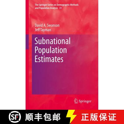 【3-4周达】Subnational Population Estimates [9789400797130]