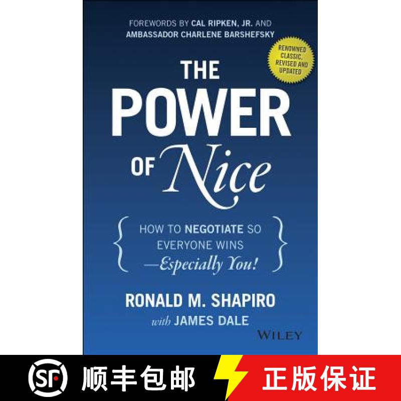 【3-4周达】The Power Of Nice: How To Negotiate So Everyone Wins - Especially You! Revised And Updated... [9781118969625]