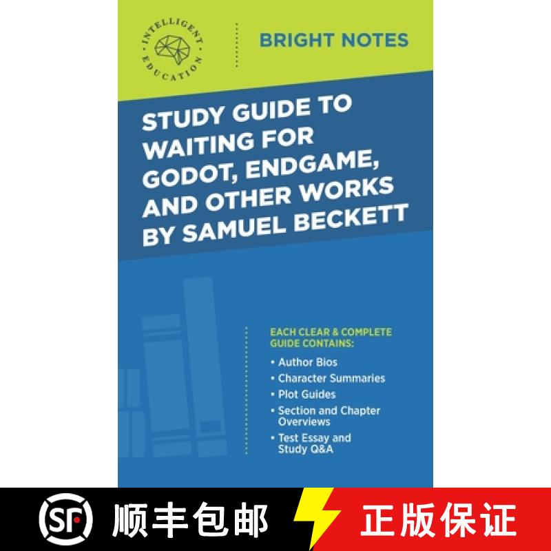 【3-4周达】Study Guide to Waiting for Godot, Endgame, and Other Works by Samuel Beckett [9781645423843]